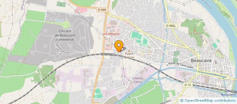 localisation de l'entreprise DYNAMIC AUTO  BEAUCAIRE