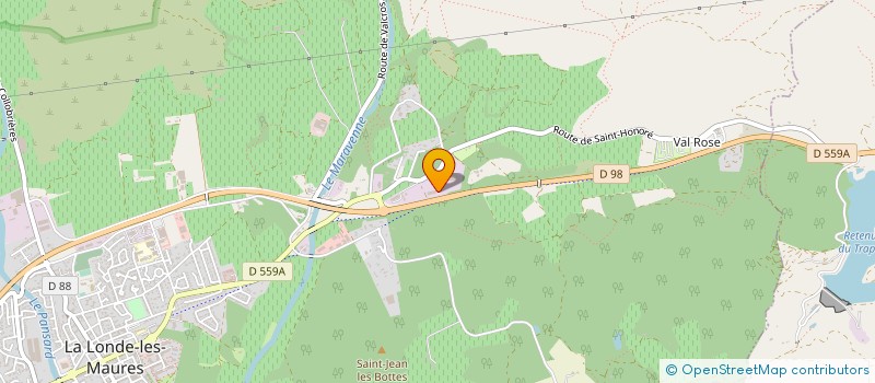localisation de l'entreprise DYNAMIC BIKE à LA LONDE-LES-MAURES