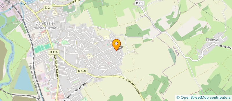 localisation de l'entreprise DYNAMIC BODY'SPORT SANTE GV  DOMBASLE-SUR-MEURTHE