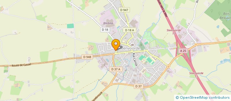 localisation de l'entreprise DYNAMIC CLUB  STEENVOORDE