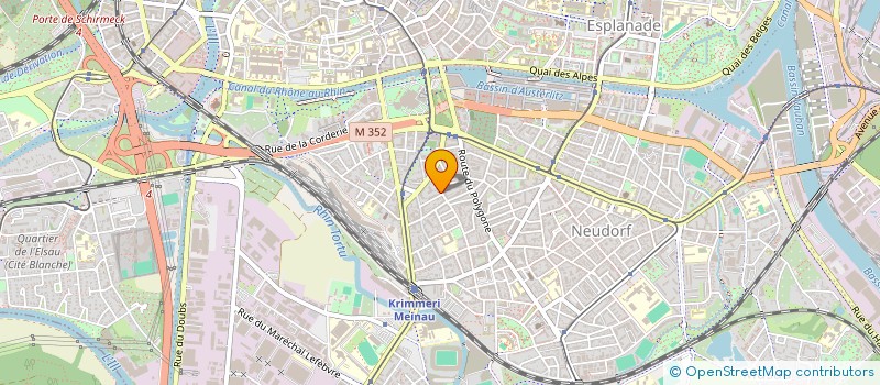 localisation de l'entreprise DYNAMIC CLUB AFRICAIN  STRASBOURG