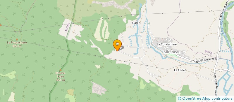 localisation de l'entreprise DYNAMIC-CLUB JUDO JU-JITSU DU CHAFFAUT  LE CHAFFAUT-SAINT-JURSON