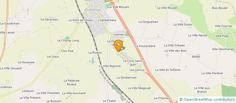 localisation de l'entreprise DYNAMIC CLUB QUEDILLAC  QUEDILLAC