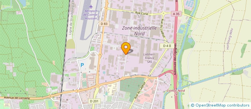 localisation de l'entreprise DYNAMIC CONCEPT  COLMAR