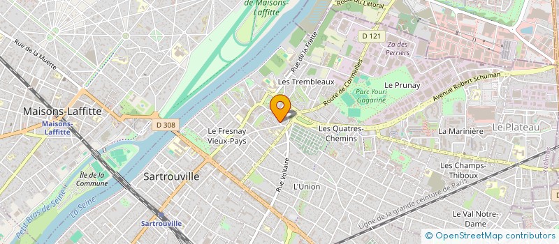 localisation de l'entreprise DYNAMIC CONCEPT à SARTROUVILLE