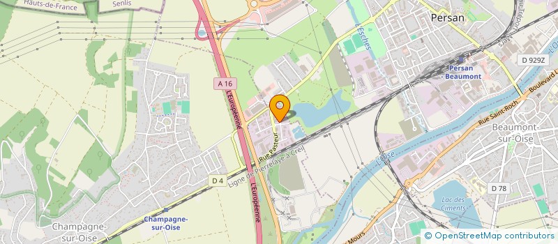 localisation de l'entreprise DYNAMIC DIFFUSION à CHAMPAGNE-SUR-OISE