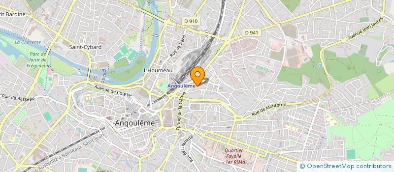 localisation de l'entreprise DYNAMIC ENERGIE à ANGOULEME