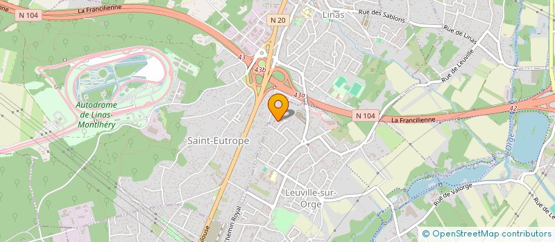 localisation de l'entreprise DYNAMIC ENERGY FRANCE à LEUVILLE-SUR-ORGE