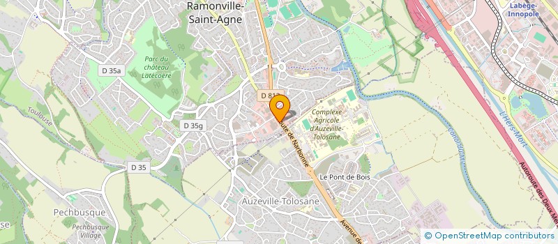 localisation de l'entreprise DYNAMIC EQUIPEMENTS à RAMONVILLE-SAINT-AGNE