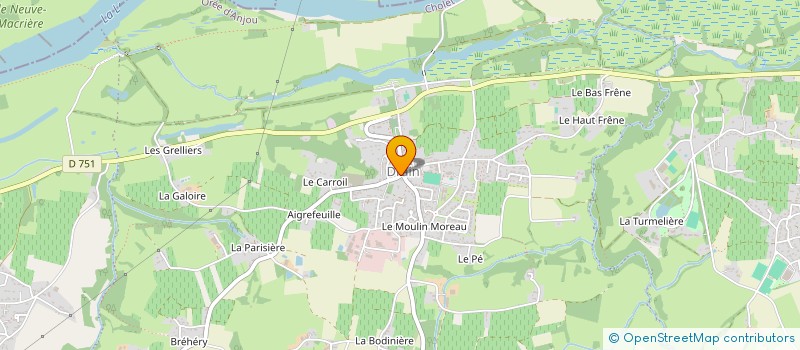 localisation de l'entreprise DYNAMIC GYM  OREE-D'ANJOU