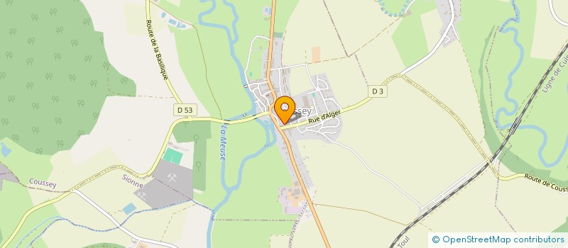 localisation de l'entreprise DYNAMIC'HAIR  COUSSEY