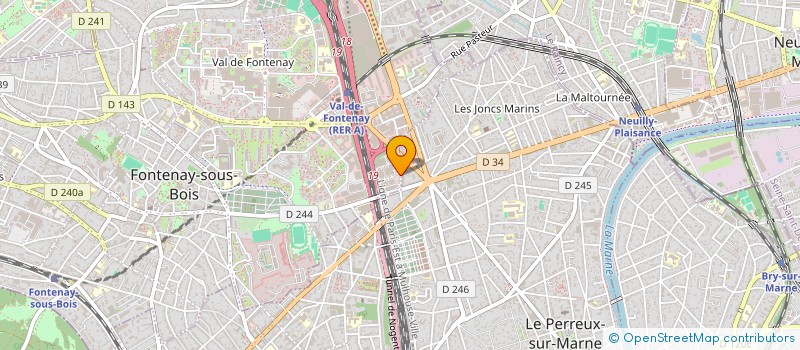 localisation de l'entreprise DYNAMIC IMAGES à FONTENAY-SOUS-BOIS
