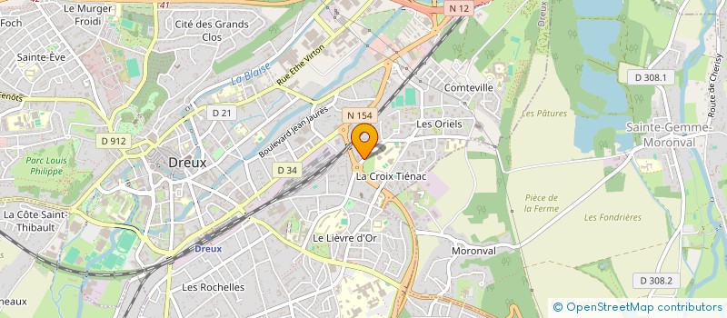 localisation de l'entreprise DYNAMIC IMAGING FRANCE à DREUX