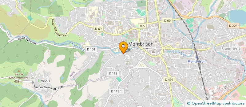 localisation de l'entreprise DYNAMIC IMMO  MONTBRISON