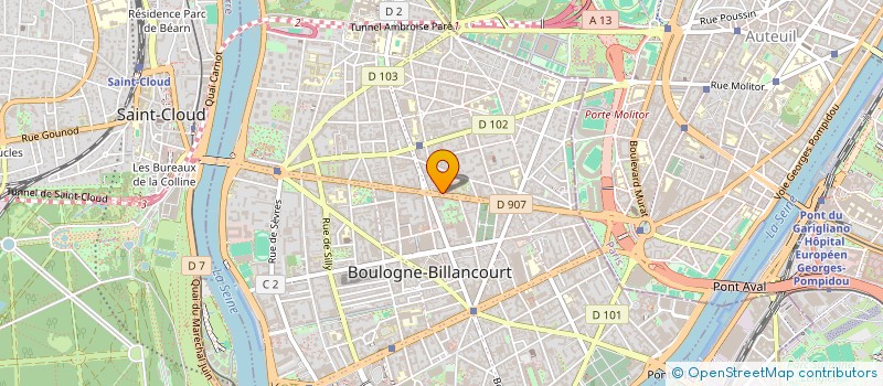 localisation de l'entreprise DYNAMIC INTRADAY TRADING DIT à BOULOGNE-BILLANCOURT