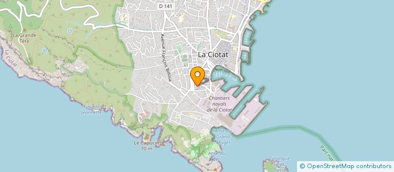 localisation de l'entreprise DYNAMIC LANGUES à LA CIOTAT
