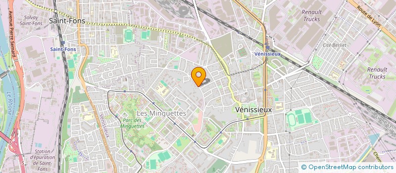 localisation de l'entreprise DYNAMIC PEINTURE  VENISSIEUX