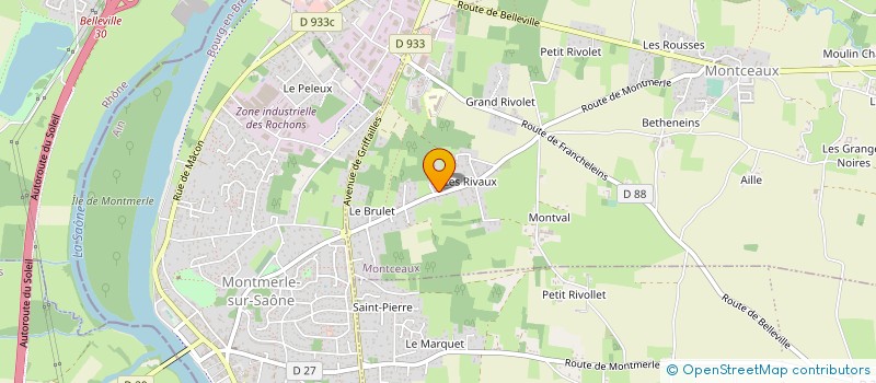 localisation de l'entreprise DYNAMIC PESAGE  MONTCEAUX