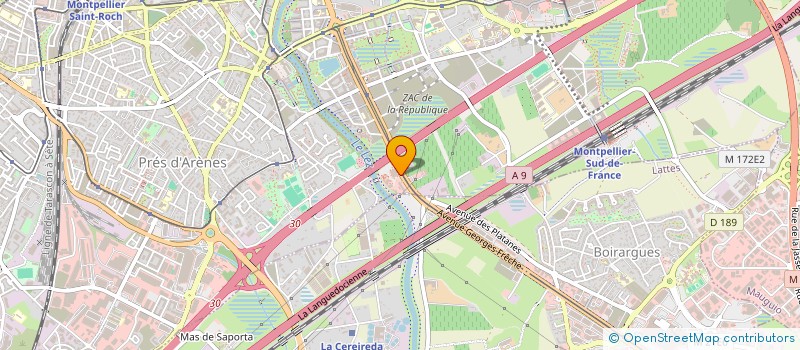 localisation de l'entreprise DYNAMIC PRODUCTION à MONTPELLIER