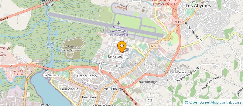 localisation de l'entreprise DYNAMIC-SPORTS  LES ABYMES