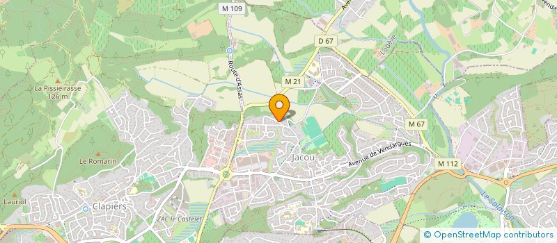 localisation de l'entreprise DYNAMIC TEMPS LIBRE à JACOU