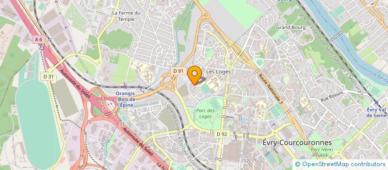 localisation de l'entreprise DYNAMIC TRANS SERVICES SASU à EVRY-COURCOURONNES