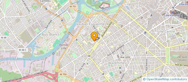 localisation de l'entreprise DYNAMICAM à LILLE
