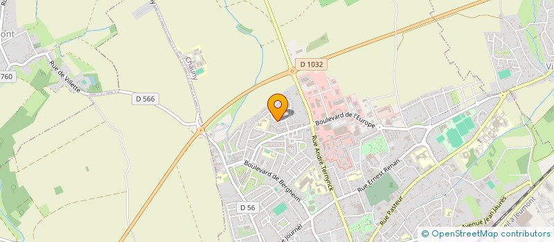 localisation de l'entreprise DYNAMICS COUNTRY FRIENDS  CHAUNY