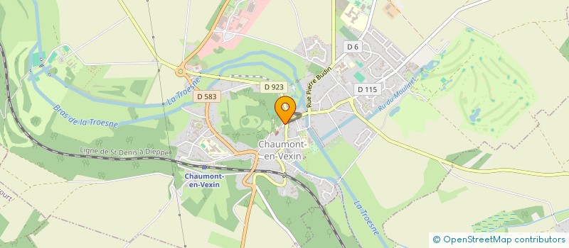 localisation de l'entreprise DYNAMICS LEVEL  MONTAGNY-EN-VEXIN