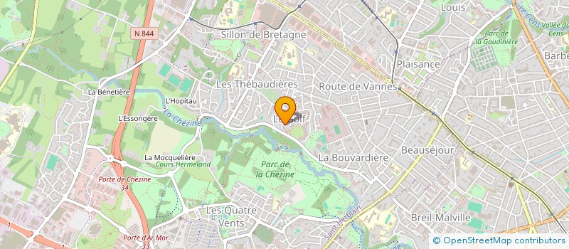 localisation de l'entreprise DYNAMIIS  SAINT-HERBLAIN