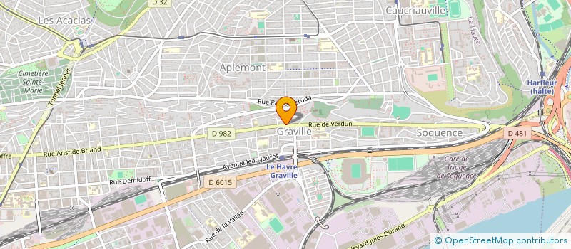 localisation de l'entreprise DYNAMIK 76 à LE HAVRE