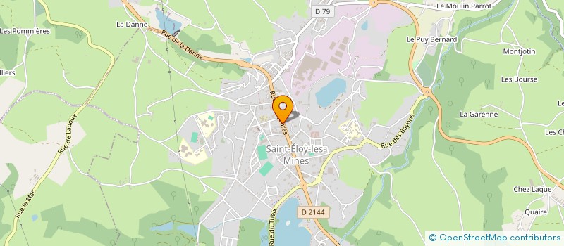 localisation de l'entreprise DYNAMIK à SAINT-ELOY-LES-MINES