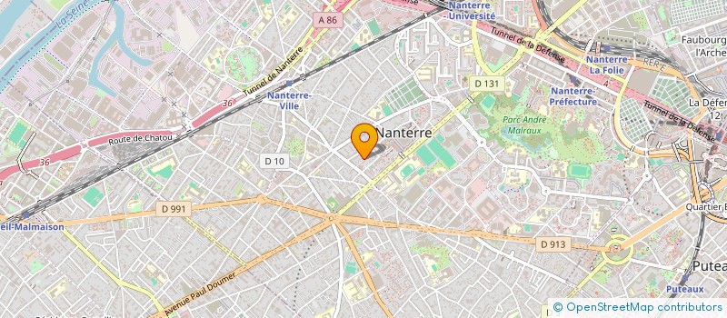 localisation de l'entreprise DYNAMIK D1  NANTERRE