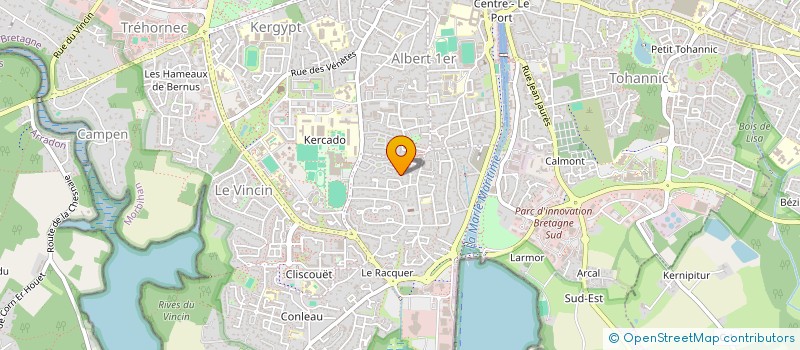 localisation de l'entreprise DYNAMIK ECOLOGIK à VANNES