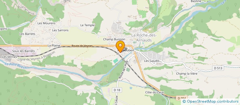 localisation de l'entreprise DYNAMIK EMS  LA ROCHE-DES-ARNAUDS