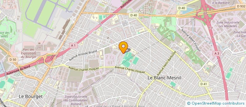 localisation de l'entreprise DYNAMIK EVENTS à LE BLANC-MESNIL