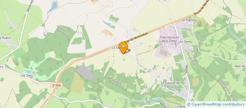 localisation de l'entreprise DYNAMIK'EVENTS  SAVIGNAC