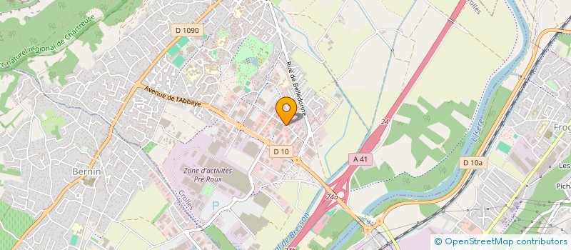 localisation de l'entreprise DYNAMIK'IMMO  CROLLES