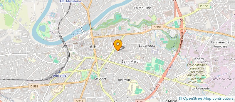 localisation de l'entreprise DYNAMIK SANTE à ALBI