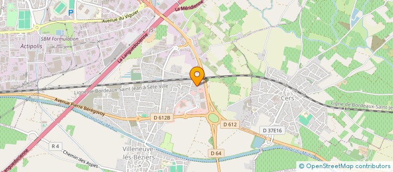 localisation de l'entreprise DYNAMIK SENIORS  VILLENEUVE-LES-BEZIERS