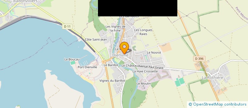 localisation de l'entreprise DYNAMILAC  DIENVILLE