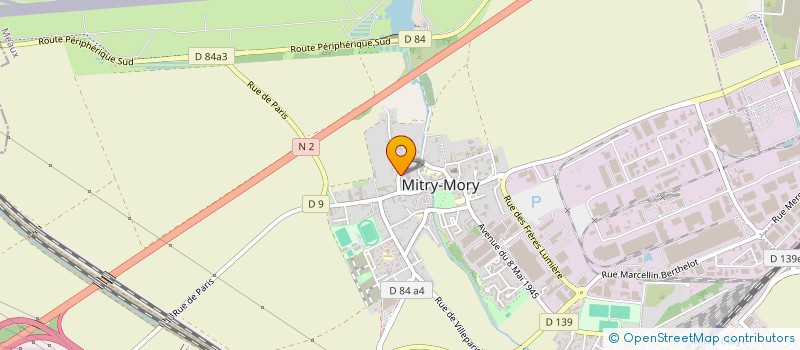 localisation de l'entreprise DYNAMIQUE BIKE  MITRY-MORY