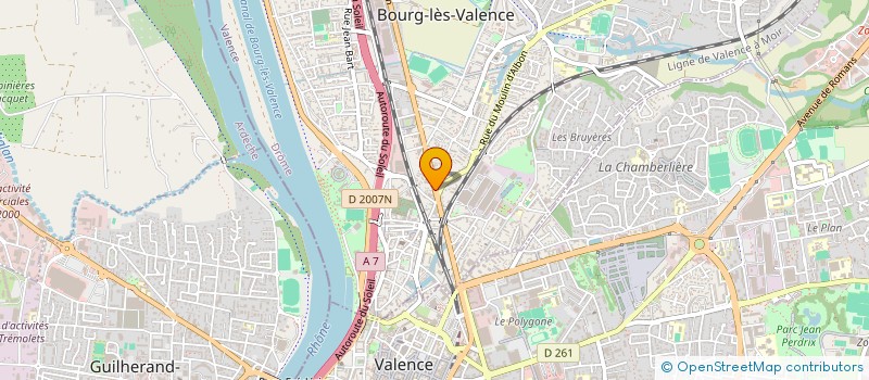 localisation de l'entreprise DYNAMIQUE BOURCAINE à BOURG-LES-VALENCE