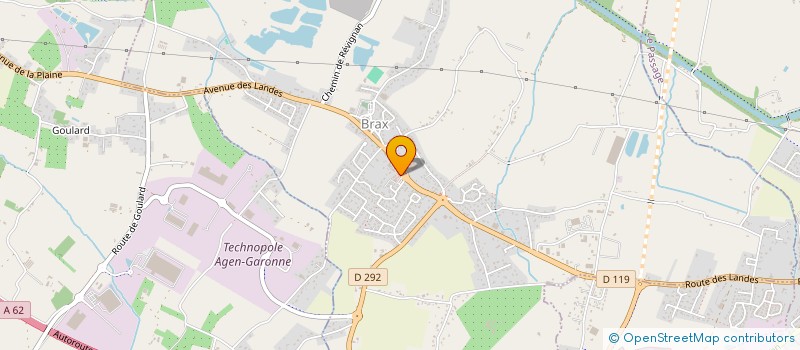 localisation de l'entreprise DYNAMIQUE BRAXOISE  BRAX