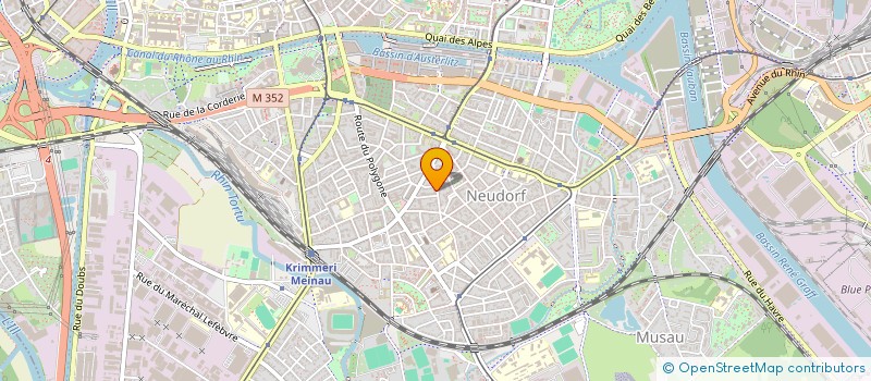 localisation de l'entreprise DYNAMIQUE ENTREPRENDRE - STRASBOURG à STRASBOURG