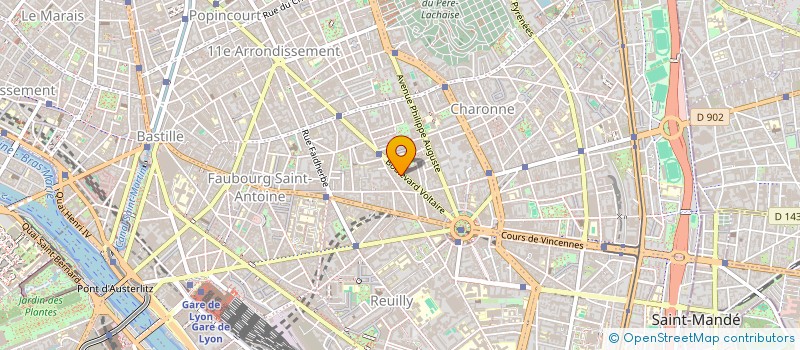 localisation de l'entreprise DYNAMIQUE EXPO à PARIS