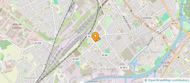 localisation de l'entreprise DYNAMIQUE FITNESS ET DANSES à LILLE