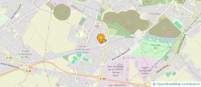 localisation de l'entreprise DYNAMIQUE INSERTION EMPLOI FORMATION à ROUVROY
