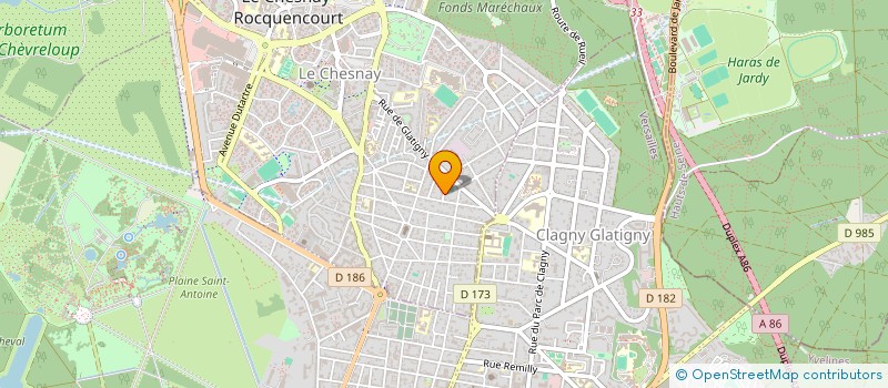 localisation de l'entreprise DYNAMIQUE PATRIMOINE à LE CHESNAY-ROCQUENCOURT