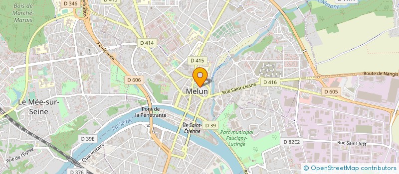 localisation de l'entreprise DYNAMIQUE REPASSAGE à MELUN